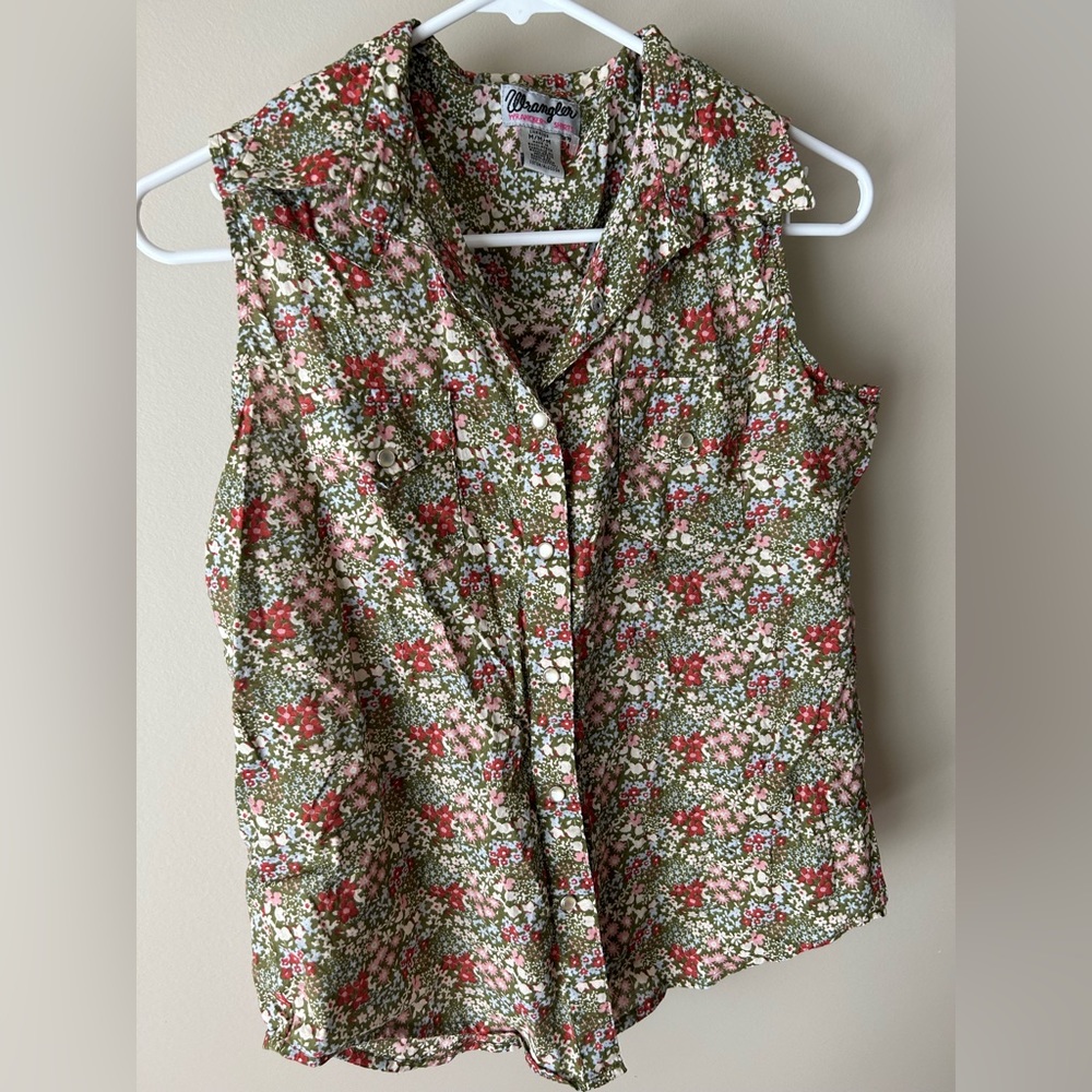Wrangler button up tank